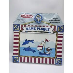 New-Melissa & Doug Name Plaque For Kids Rooms